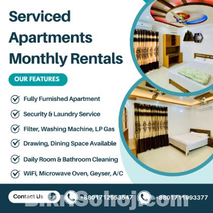 Two BHK Serviced Apartment for Short or Long-Term Rent